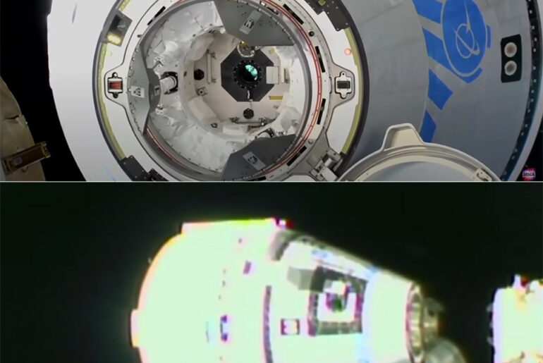 Boeing Starliner Dock ISS