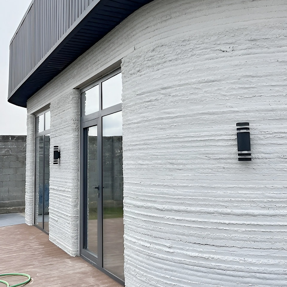 Cobod First 3D-Printed House Central Asia