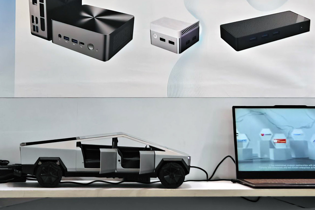 Tesla Cybertruck Mini PC Computex 2024