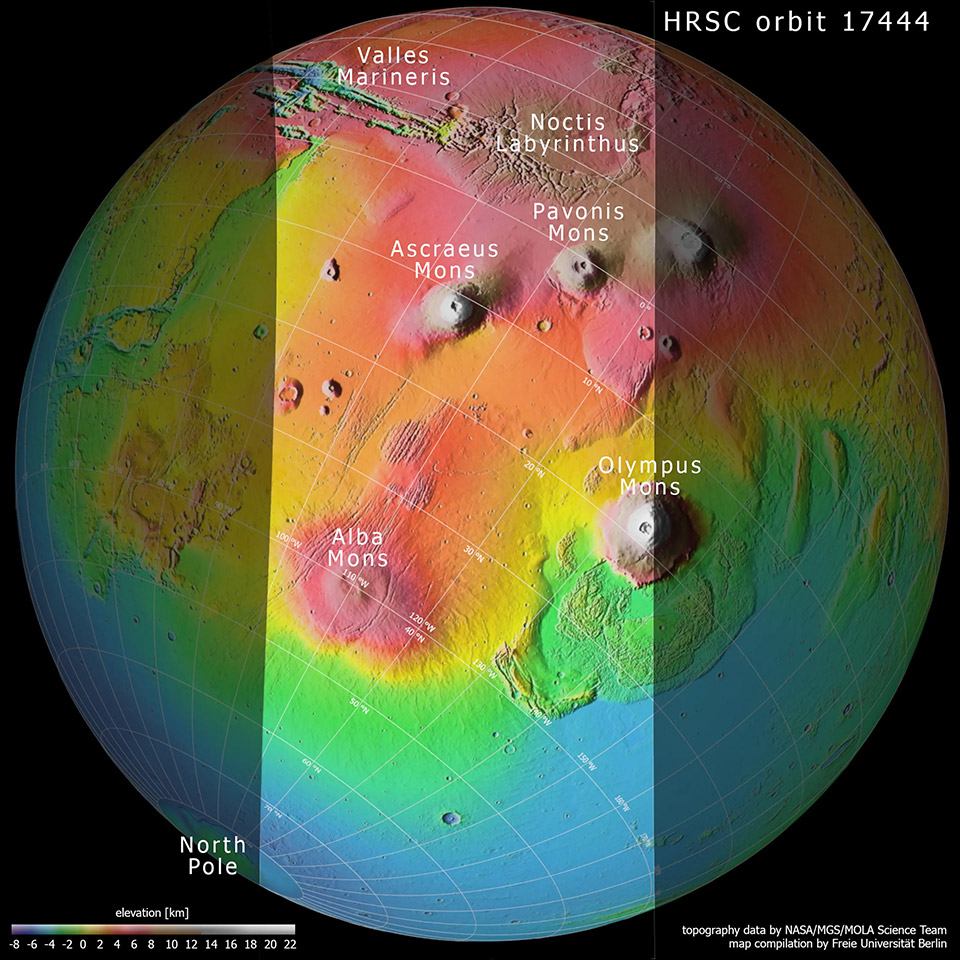 ESA ExoMars Frost Volcanoes Mars