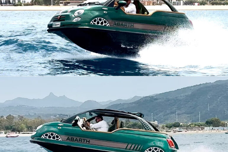 Jet-Propelled Abarth Offshore Boat