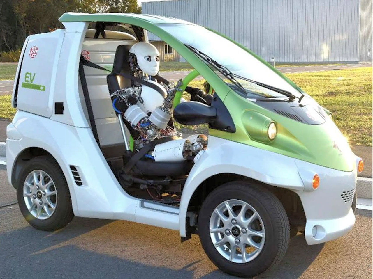 University of Tokyo Musashi Humanoid Robot Drive Micro-Car