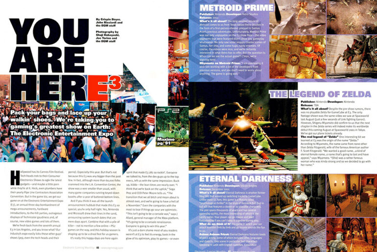 E3 2001 Video Show Floor