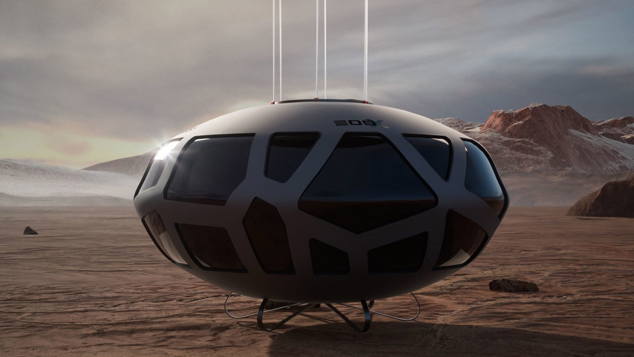 EOS-X-SPACE Pressurized Capsule Balloon Tourists