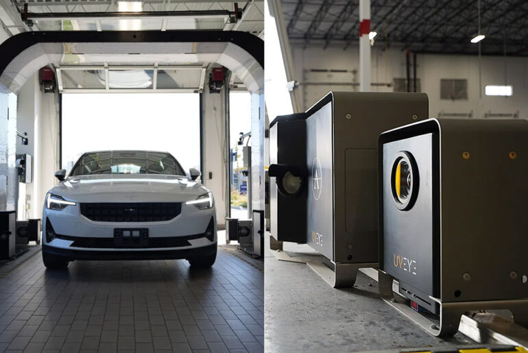 UVEye AI Scanner Vehicle Issue