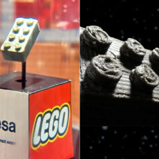 LEGO Space Brick Real Meteorite Dust