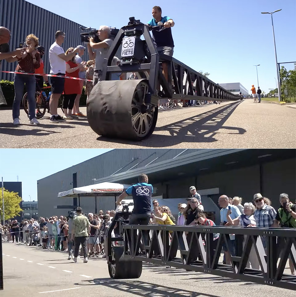 World s Longest Bicycle Measures 181 Feet Isn t Very Practical TechEBlog