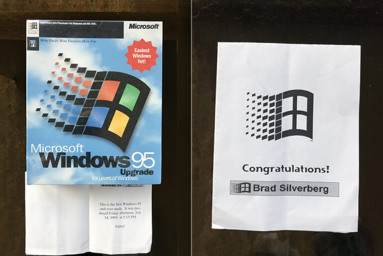 Microsoft Brad Silverberg First Copy Windows 95