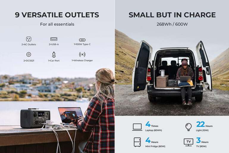 Bluetti EB3A Portable Power Station