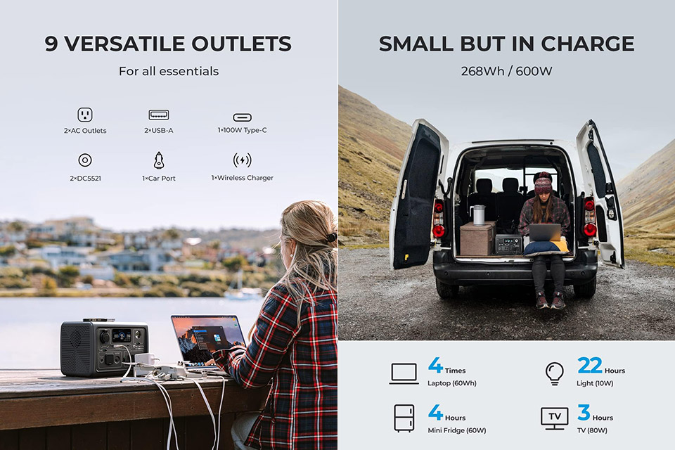 Bluetti EB3A Portable Power Station