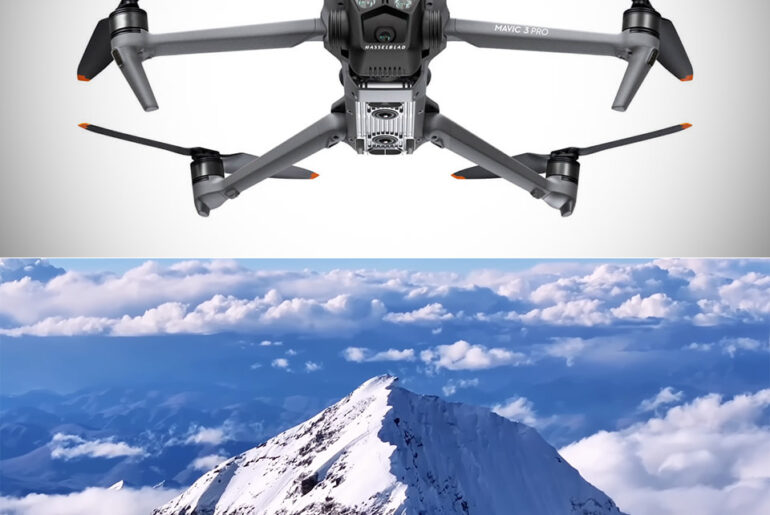 DJI Mavic 3 Pro Drone Mount Everest Aerial Footage