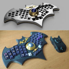 Split-Design Batman Keyboard Batmobile Mouse