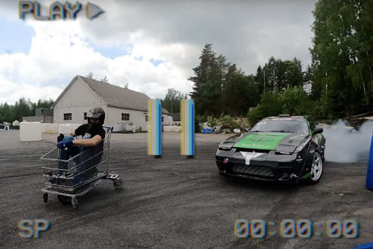 Shopping Cart Electric Drift Vehicle