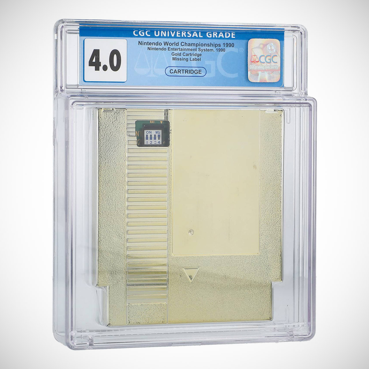 1990 Nintendo World Championships Gold Cartridge For Sale Auction