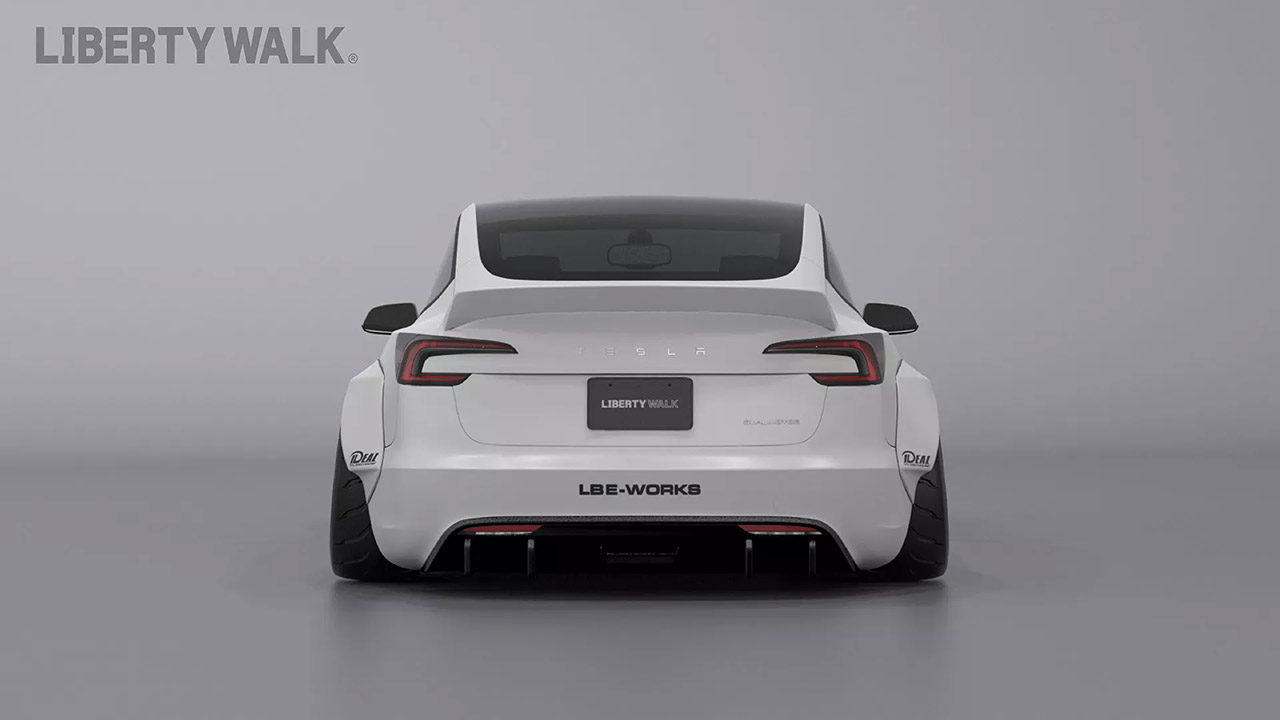 Liberty Walk Tesla Model 3 Body Kit LB-E Works