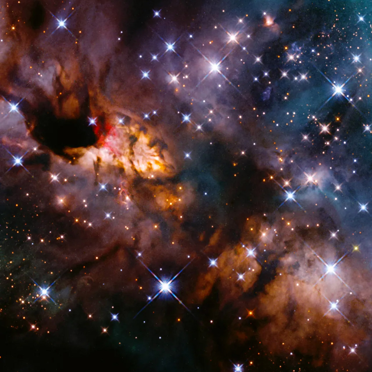 Hubble Prawn Nebula IC 4628