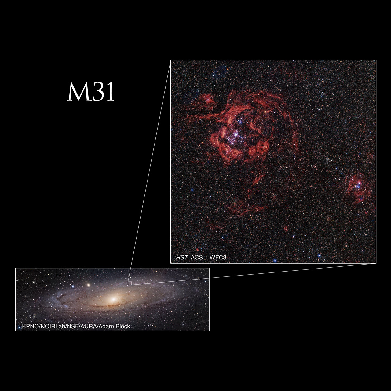 Hubble Andromeda Galaxy M31