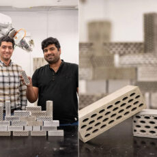 Princeton Bio-Inspired Hollow Concrete Human Bone