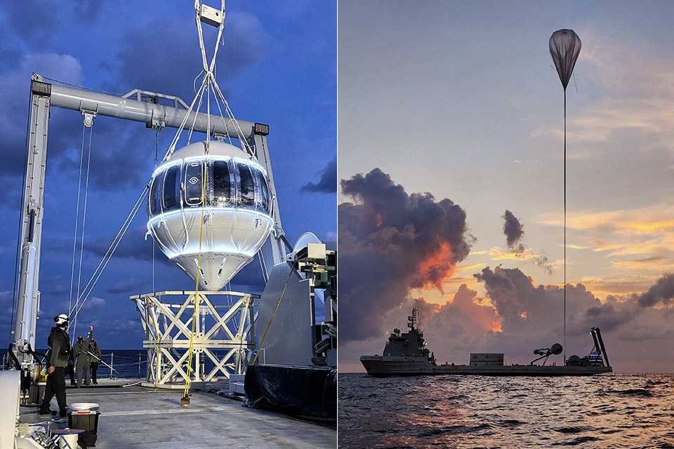 Space Perspective Test Flight Spaceship Neptune