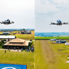 EHang EH216-S eVTOL Flight Brazil