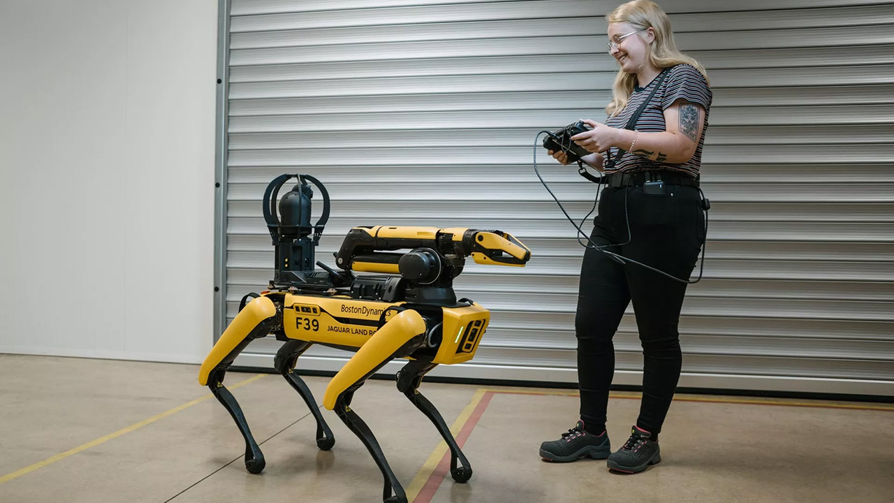 Jaguar Land Rover Spot Robot Dog Security