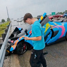 YouTube Jack Doherty Crash McLaren Livestreaming