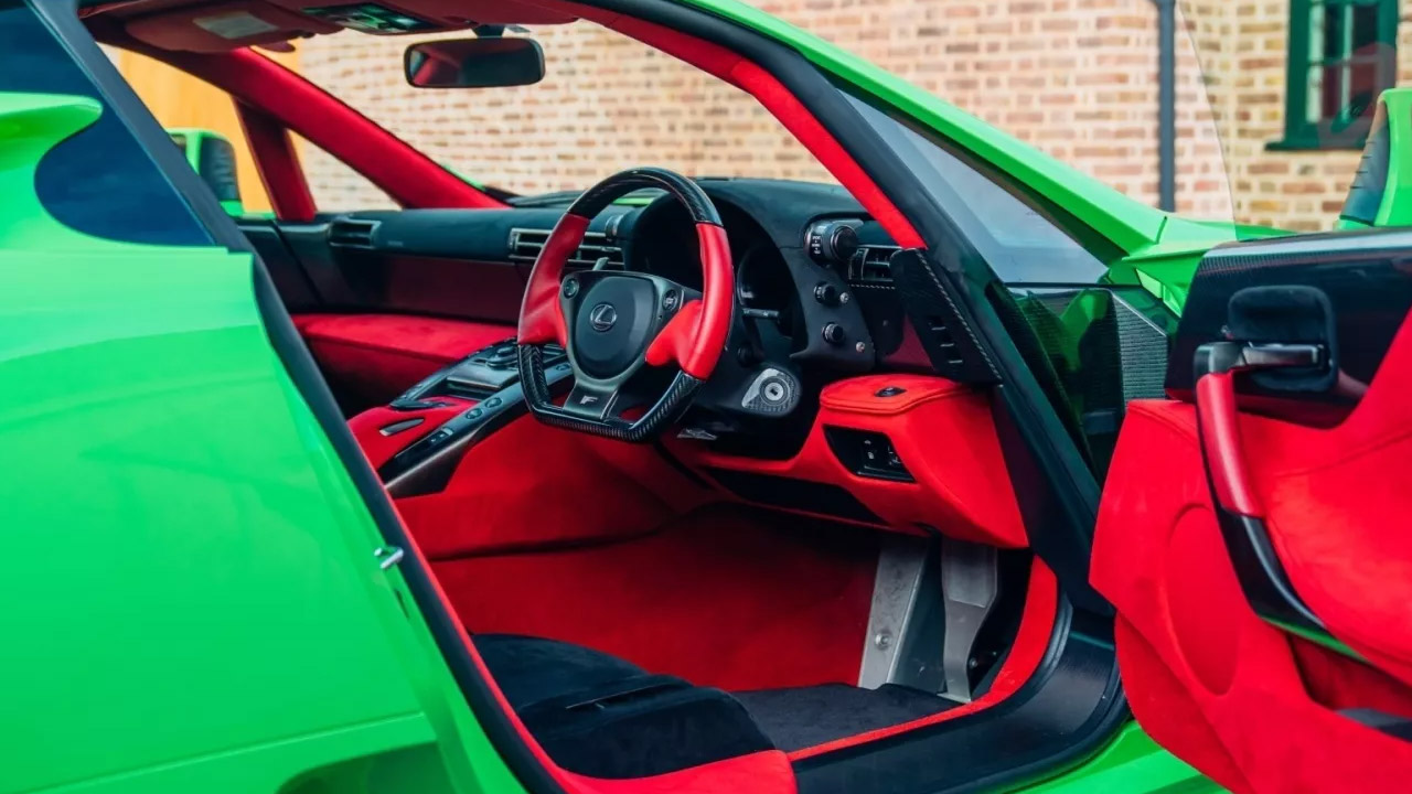 Green Lexus LFA