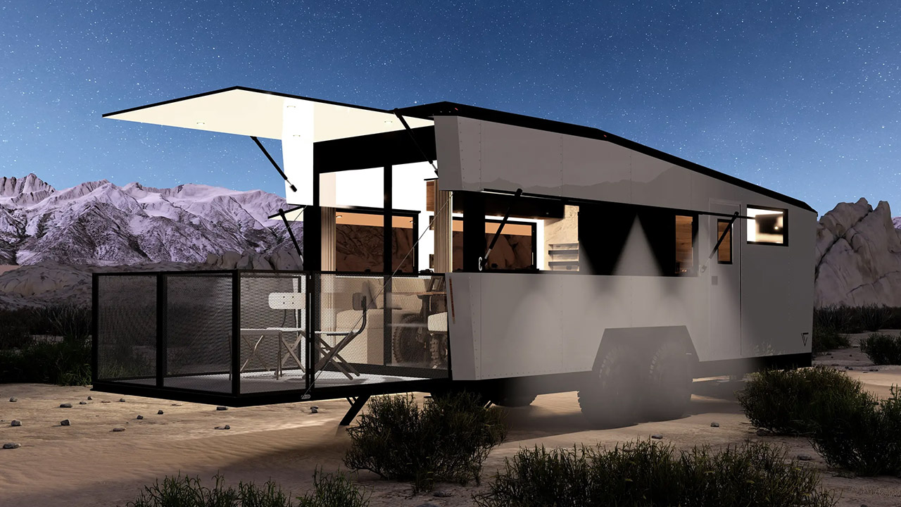 Living Vehicle CyberTrailer Tesla Cybertruck