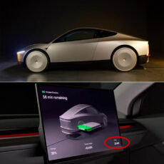 Tesla Cybercab Wireless Charging Demo