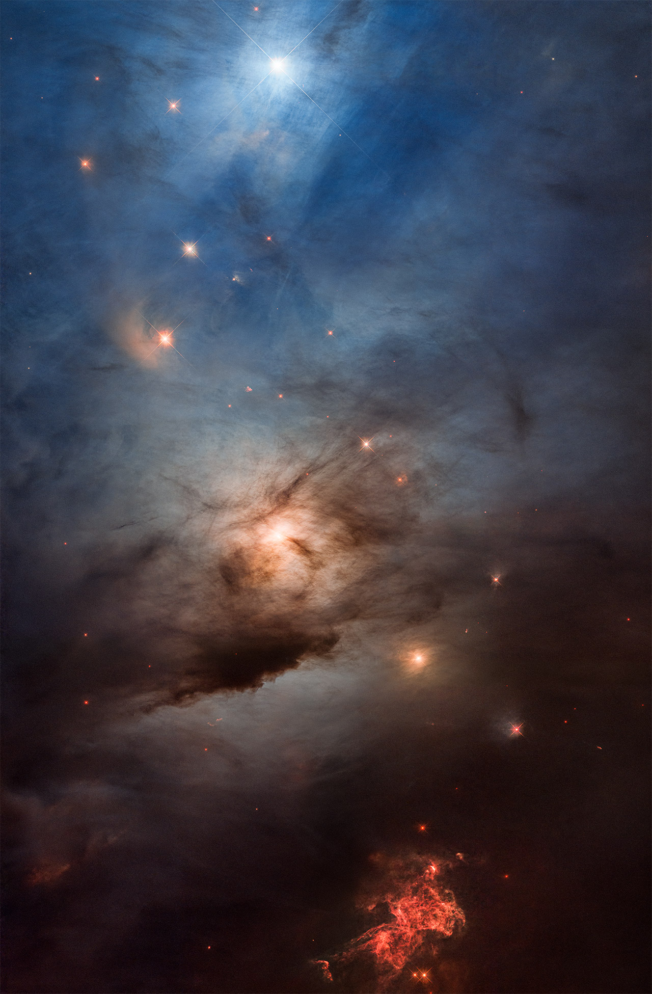 Hubble NGC 1333 Stellar Cauldron Halloween
