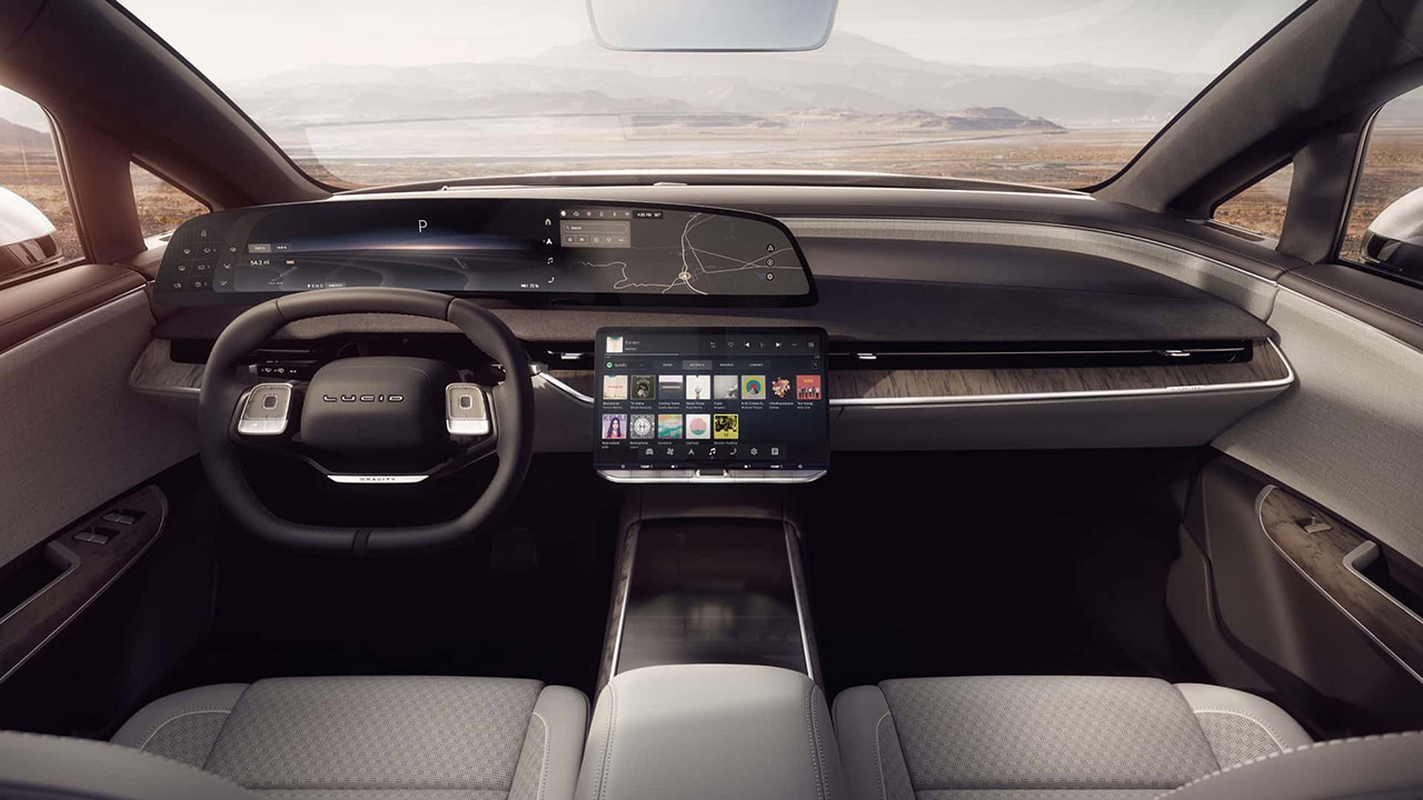 2025 Lucid Gravity SUV Interior