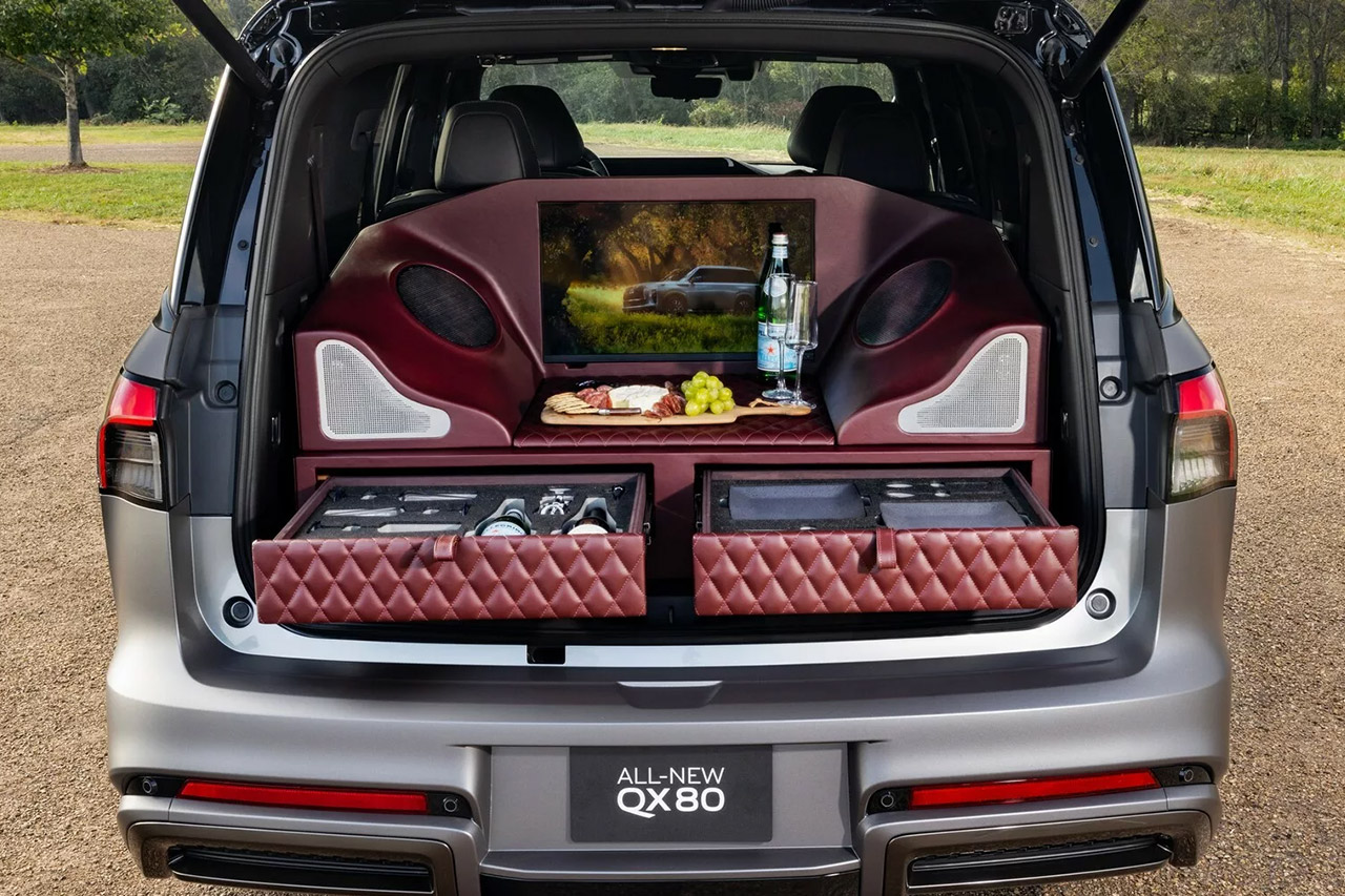 Infiniti AUTOGRAPH Lounge Concept SEMA 2024 Tailgating Interior