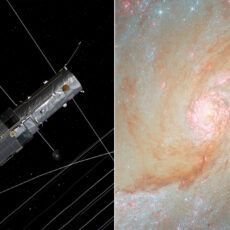 NASA Hubble Barred Spiral Galaxy NGC 1672
