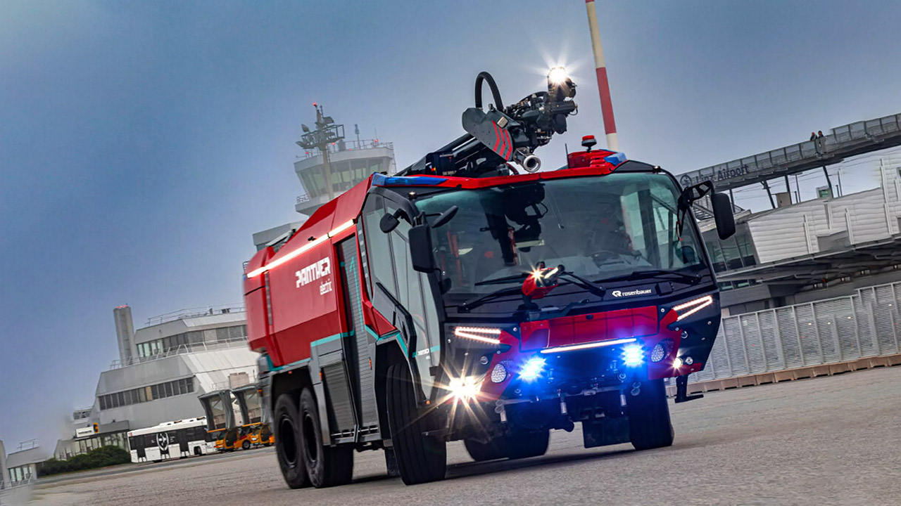 Rosenbauer Panther Electric Fire Truck