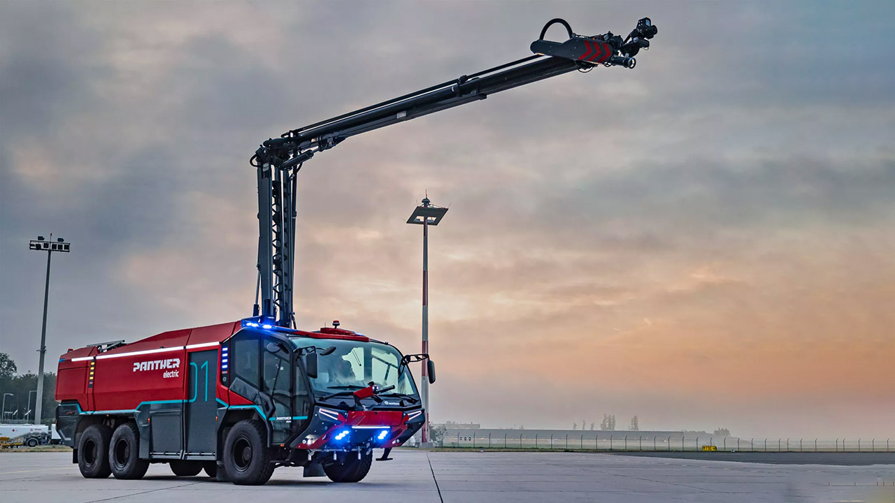 Rosenbauer Panther Electric Fire Truck