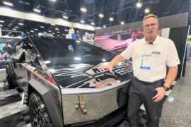 Tesla Cybertruck with Mirrored Finish and Bulletproof Armored
