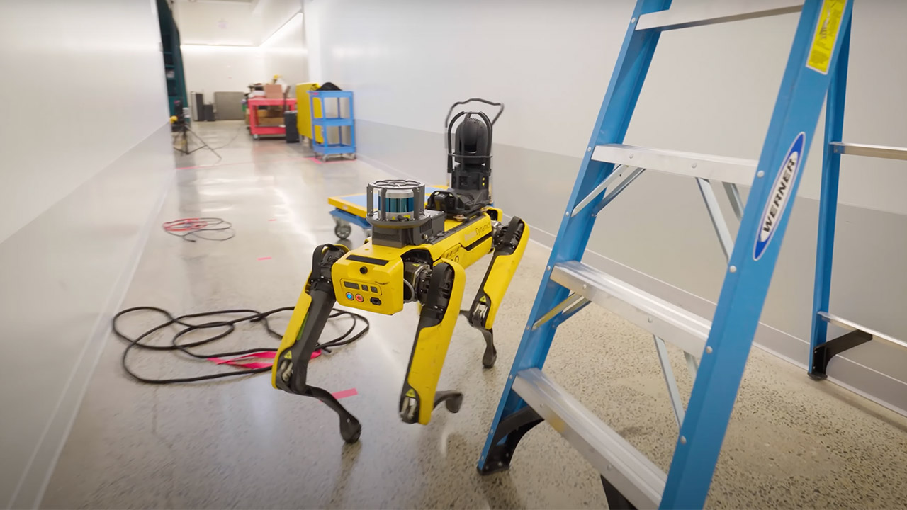 Boston Dynamics Spot Robot Dog AI Obstacles