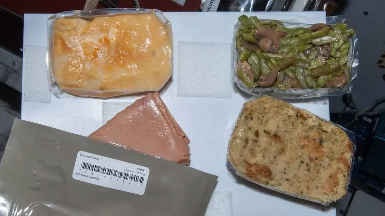 ISS Astronauts Thanksgiving 2024 Food Dinner