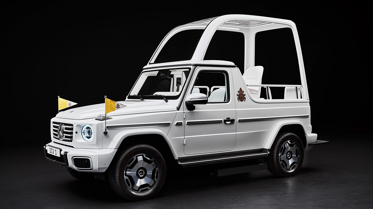 Electric Mercedes-Benz G-Class Popemobile