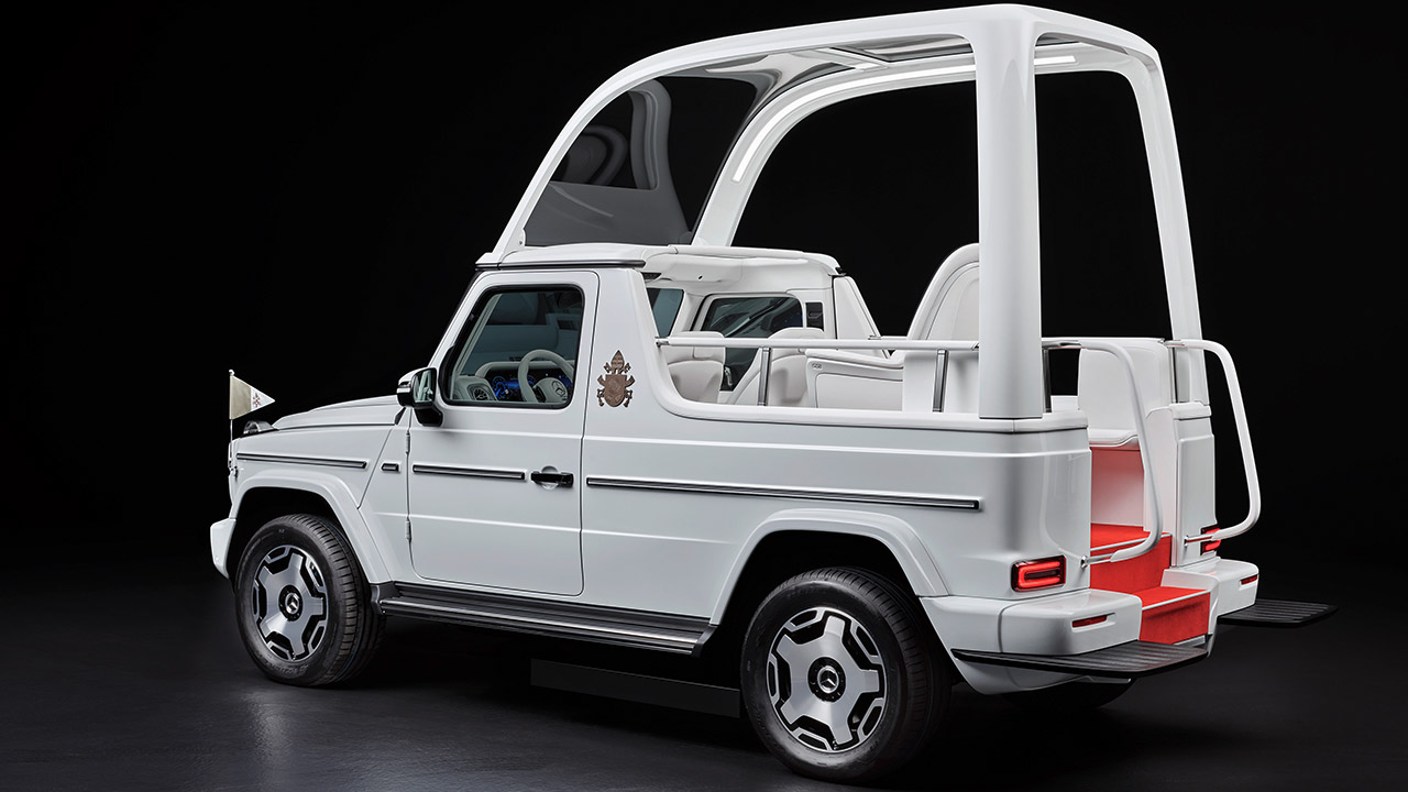 Electric Mercedes-Benz G-Class Popemobile