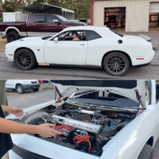 Dodge Challenger Hellcat Tesla Model S Plaid Mod Swap