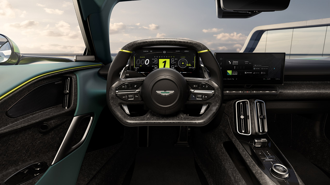 Aston Martin Valhalla Hybrid Supercar Interior