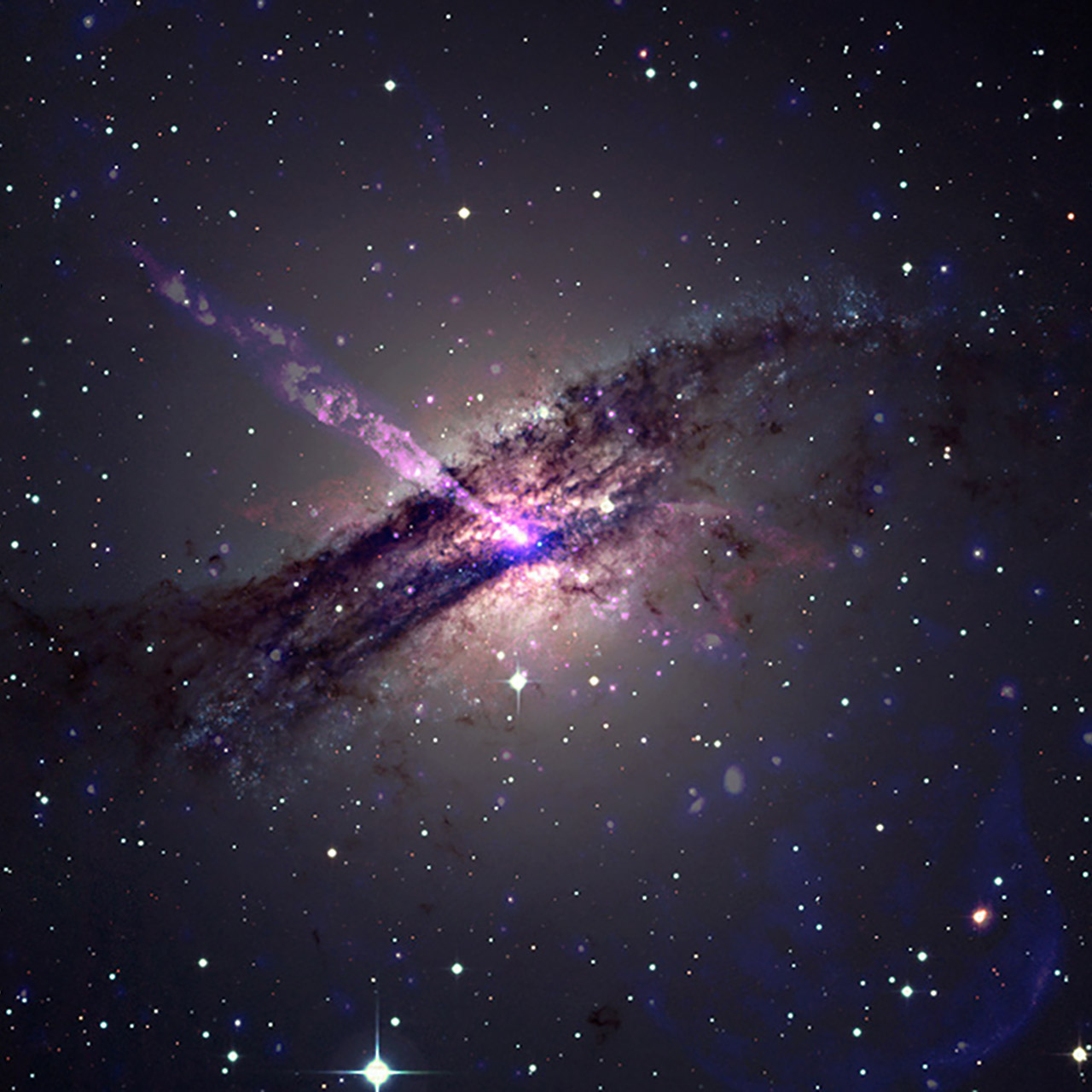 NASA Chandra Black Hole Jet Object C4