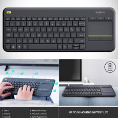 Logitech K400 Plus Wireless Touch