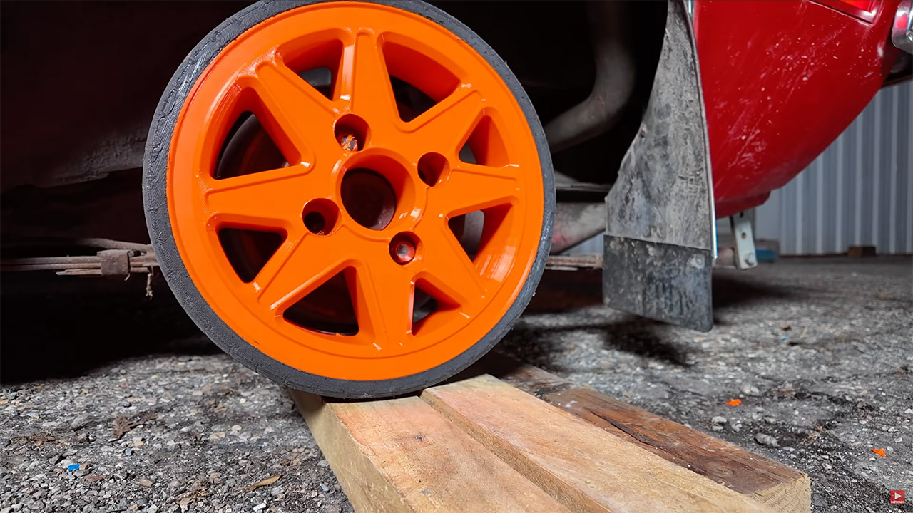 Driving on 3D-Printed Wheels