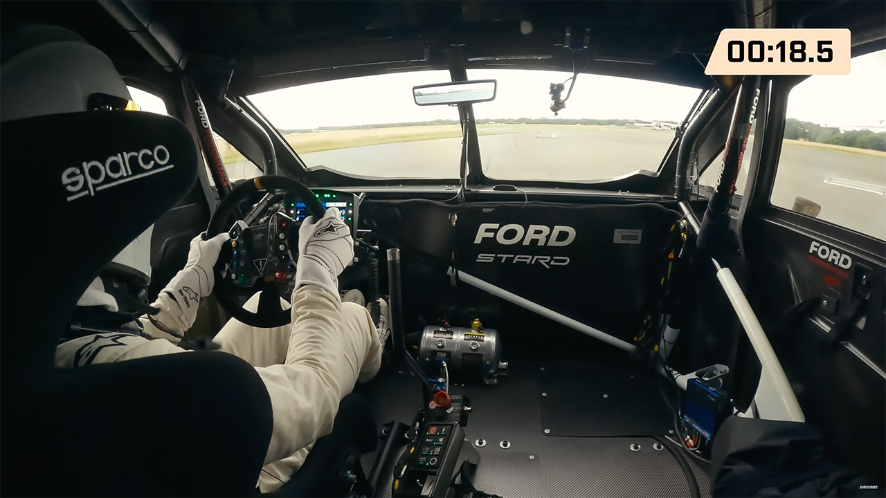 The Stig Ford SuperVan Top Gear Test Track