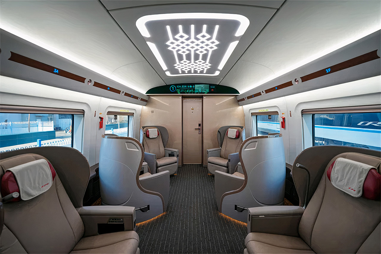 China CR450 High-Speed Train Prototype Interior