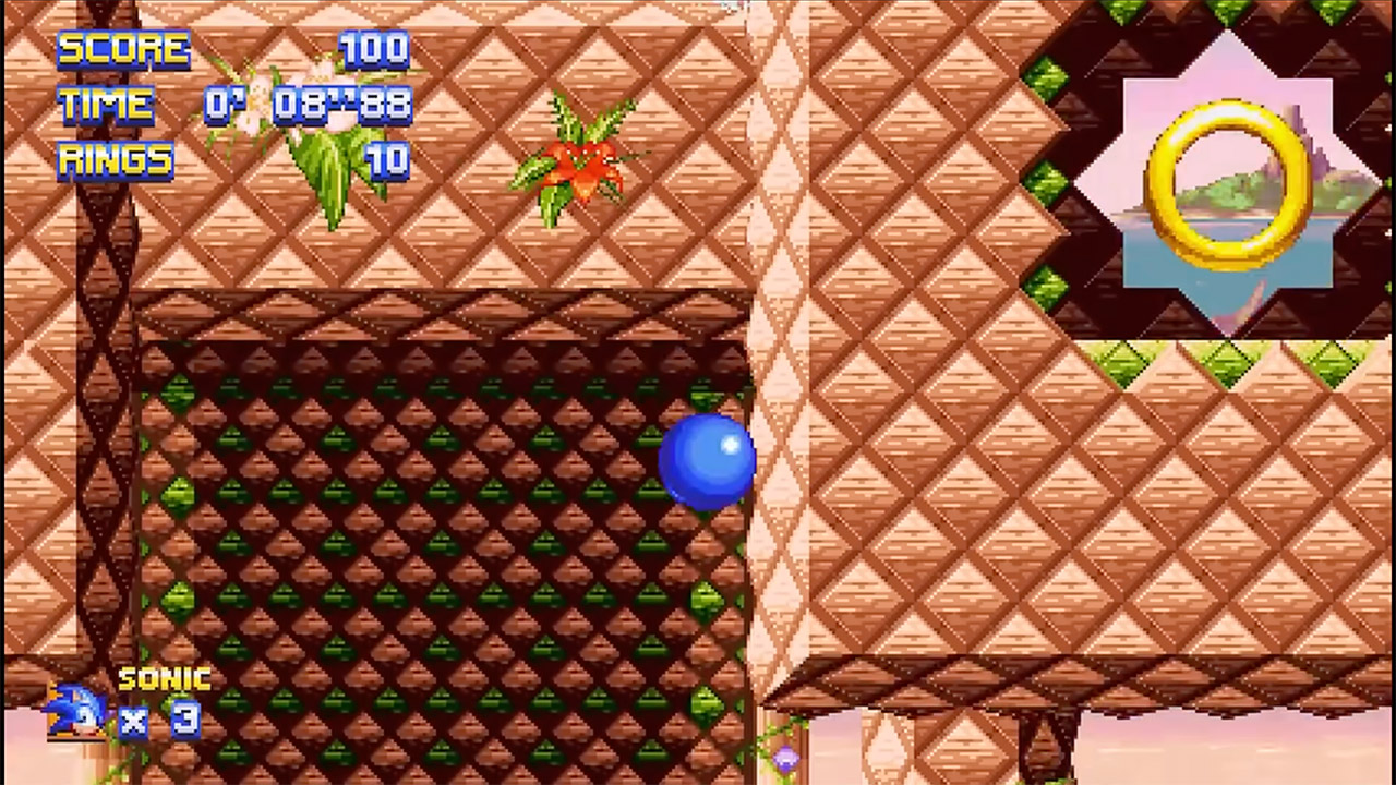 Sonic Galactic 2D Game Screenshot