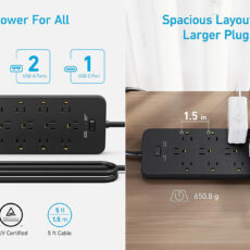Anker Surge Protector Power Strip 2100J