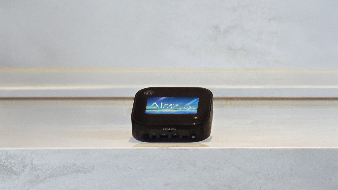 ASUS NUC 14 Pro AI Plus Mini PC E-Ink Display